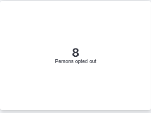 Persons opted out widget